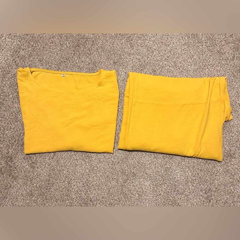Yellow Women's Sleepwear Set